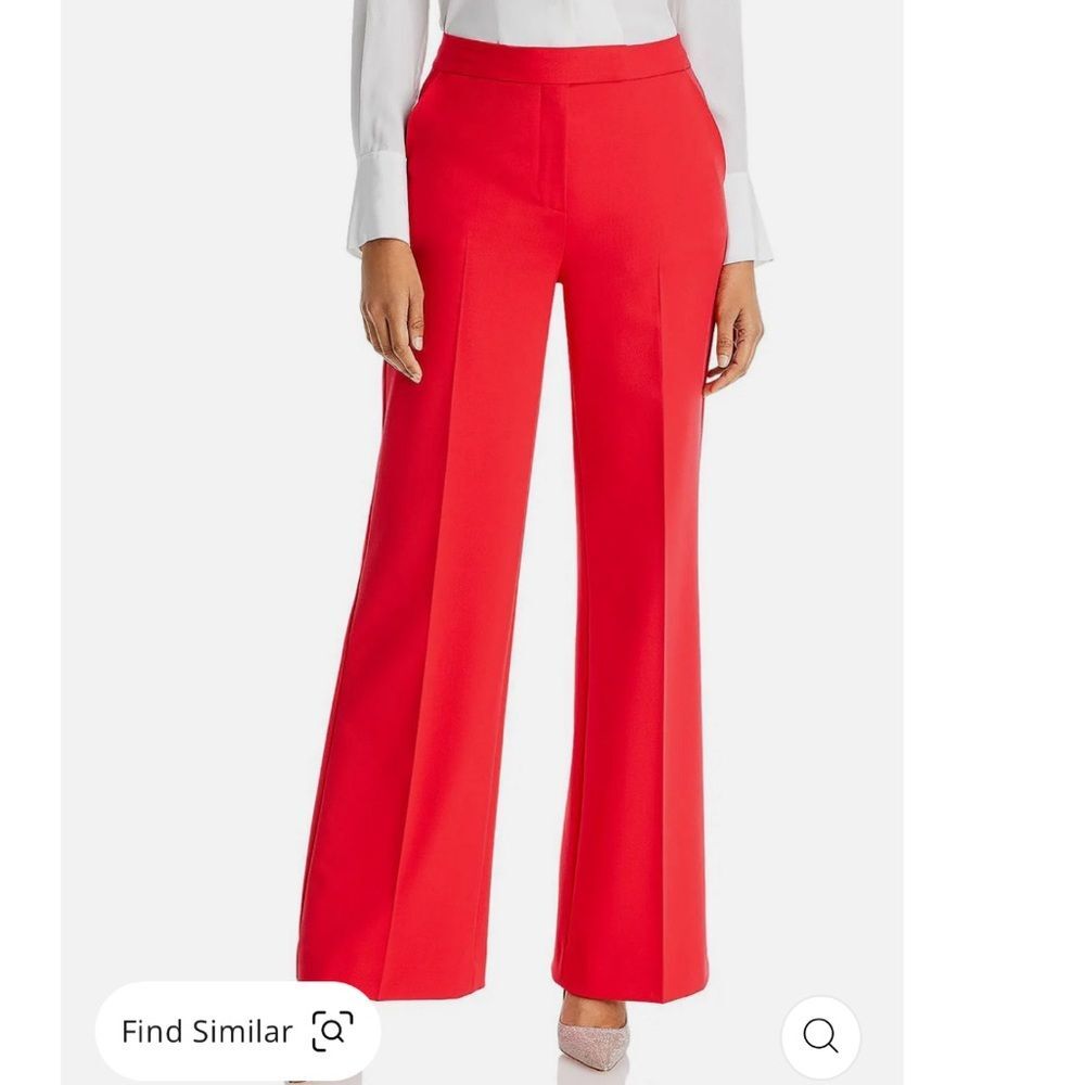 Kobi Halperin Drea Twill Pants, Fire-Red, NWT, Size 2